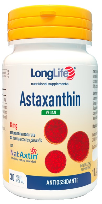 LONGLIFE ASTAXANTHIN VEGAN 8 MG