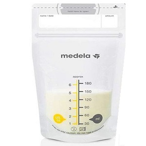 MEDELA STORAGE BAGS SACCA LATTE MATERNO 25 PEZZI