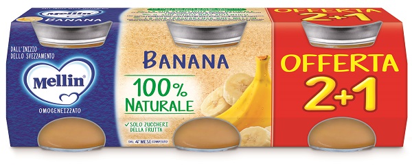 MELLIN OMOG BANANA 3 PEZZI