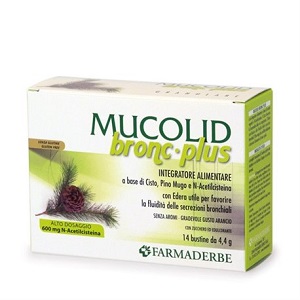 MUCOLID BRONC 600 PLUS 14 BUSTE