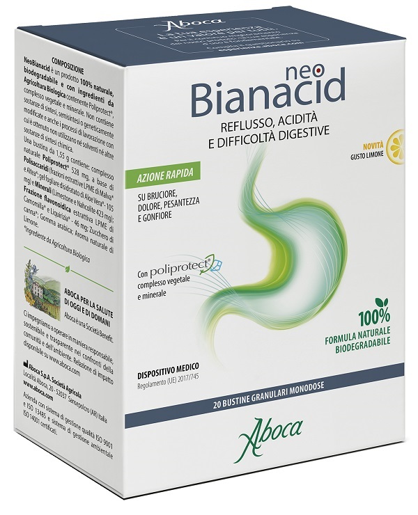 NEOBIANACID 20 BUSTE LIMONE