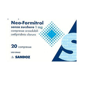 NEOFORMITROL 20 COMPRESSE OROSOLUBILI Senza Zucchero
