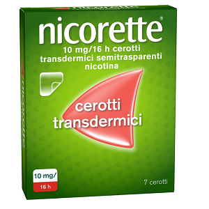 NICORETTE 7 CEROTTI TRANSDERMICI 10 mg
