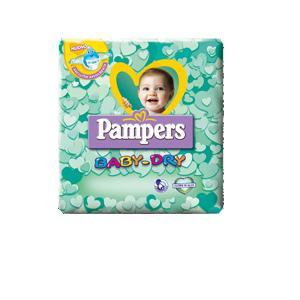 PAMPERS BABY DRY MIDI 4-9KG