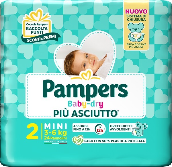 PAMPERS BD DOWNCOUNT MINI 24 PEZZI