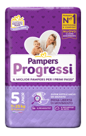 PAMPERS PROG J 18 PEZZI