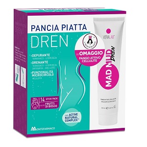 PANCIA PIATTA DREN FRUTTI DI BOSCO 14 BUSTE + Omaggio FANGO