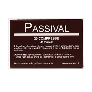 PASSIVAL ESTRATTO ERBE 20 COMPRESSE