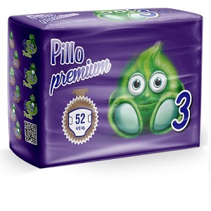 PILLO PREMIUM DRYWAY MIDI 52 Pezzi TG 3