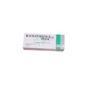 RANITIDINA DOC GENERICI 10 Compresse Rivestite 75 mg