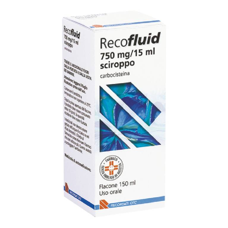 RECOFLUID SCIROPPO 150 ML 750MG