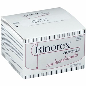 RINOREX AEROSOL BICARBARBONATO 25 FIALE da 3 ml