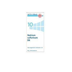 SALE DI SCHUSSLER 10 NATRIUM SULFURICUM 6DH