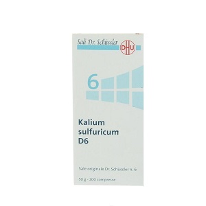 SALE DI SCHUSSLER 6 KALIUM SULFURICUM 6DH