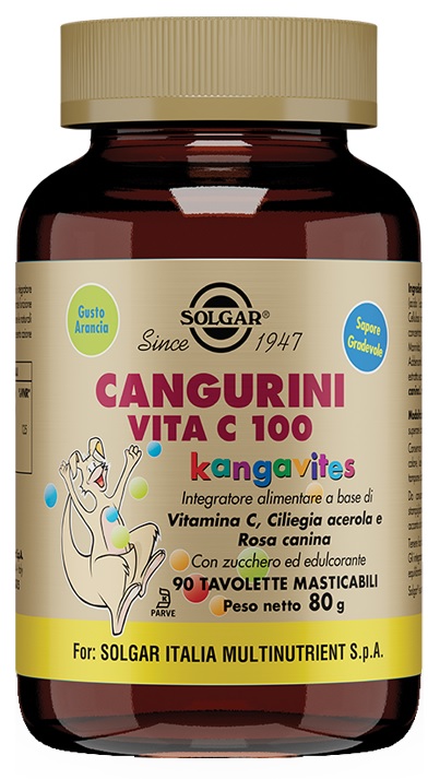 SOLGAR CANGURINI VITA C 100 90 TAVOLETTE