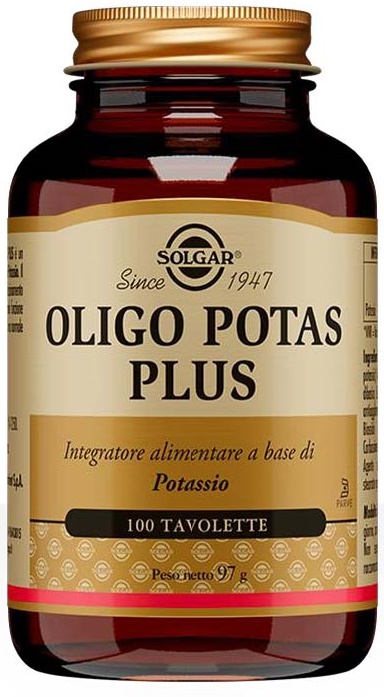 SOLGAR OLIGO POTASSIO PLUS 100 TAVOLETTE