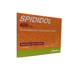 SPIDIDOL GRANULATO 12BUSTE 400 mg Menta Anice