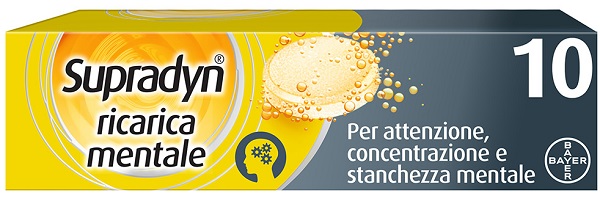 SUPRADYN RICARICA MENTALE 10 COMPRESSE