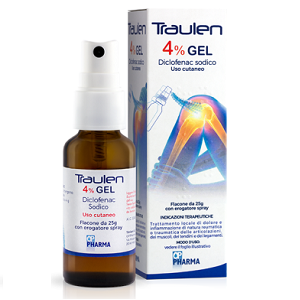 TRAULEN GEL FLACONE 25 GR 4% CON EROGATORE