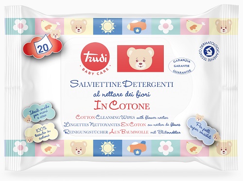 TRUDI BABY C SALVIETTE COTONE 20 SALVIETTE
