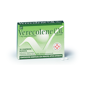 VERECOLENE CM 20 COMPRESSE RIVESTITE 5 mg