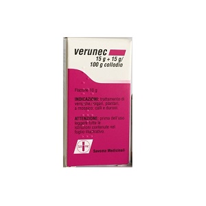 VERUNEC FLACONE 15 gr + 15 gr - 100 g Collodio