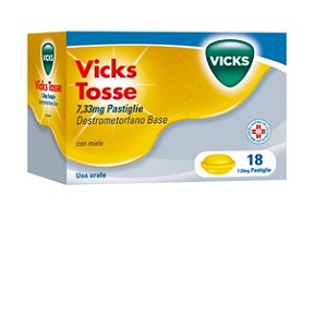 VICKS TOSSE 12 PASTIGLIE 7,33 mg MIELE