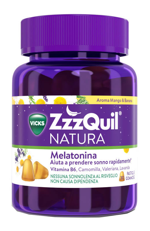 VICKS ZZZQUIL NATURA MANGO BANANA 30 PASTIGLIE