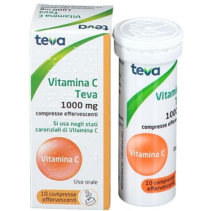 VITAMINA C TEVA 10 COMPRESSE EFFERVESCENTI 1G