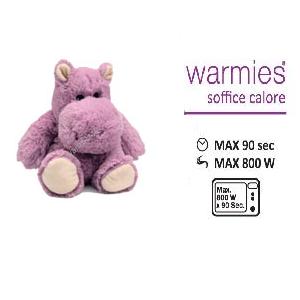 WARMIES Peluche IPPOPOTAMO ROSA