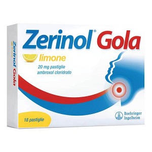 ZERINOL GOLA LIMONE 18 PASTIGLIE 20 mg