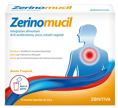 ZERINOMUCIL AZIONE FLUIDIFICANTE 10 BUSTE