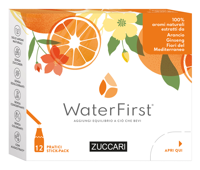 ZUCCARI WATERFIRST ARANANCIO GINSENG FIORI MEDITERRANEI