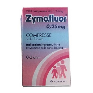 ZYMAFLUOR 200 COMPRESSE 0,25 mg