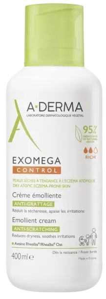 A-DERMA EXOMEGA CONTROL CREMA EMOLLIENTE