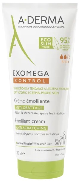 A-DERMA EXOMEGA CONTROL CREMA EMOLLIENTE