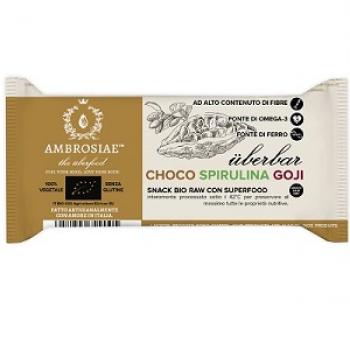 AMBROSIAE BARRETTA RAW CHOCO SPIRULINA GOJI