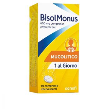 BISOLMONUS*10COMPRESSE EFFERVESCENTI 600 MG