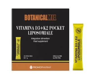 BOTANICA VITAMINA D3+K2 LIPO PK 20 STICK