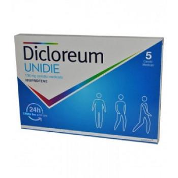 DICLOREUM UNIDIE 5 CEROTTI 136 MG