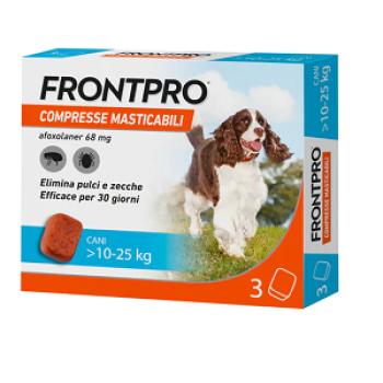 FRONTPRO 3 COMPRESSE 10 - 25 KG 68 MG