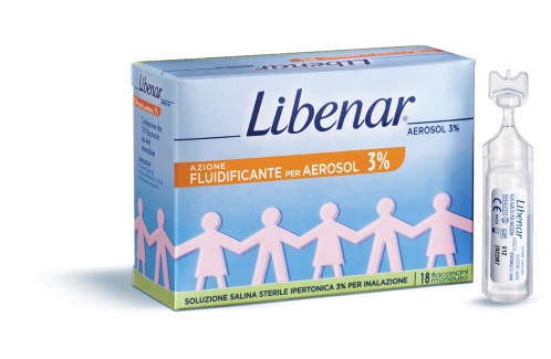 LIBENAR AEROSOL 3% IPERTONICA 18 FIALETTE