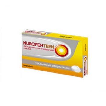 NUROFENTEEN 12COMPRESSE ORODISPERSIBILI LIMONE 200 MG