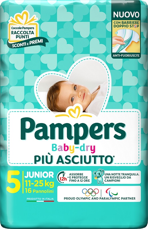 PAMPERS BD DOWNCOUNT J 16 PEZZI