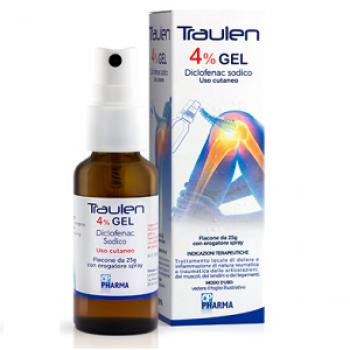 TRAULEN GEL FLACONE 25 GR 4% CON EROGATORE