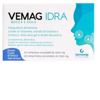VEMAG IDRA BOCCA&GOLA FRUTTI 20 COMPRESSE