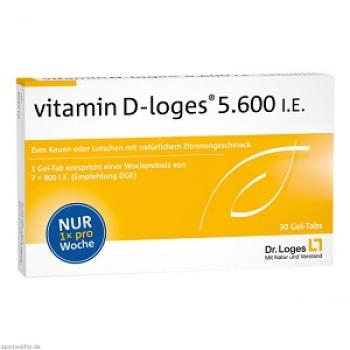 VITAMIN D LOGES 30 GEL-TABS