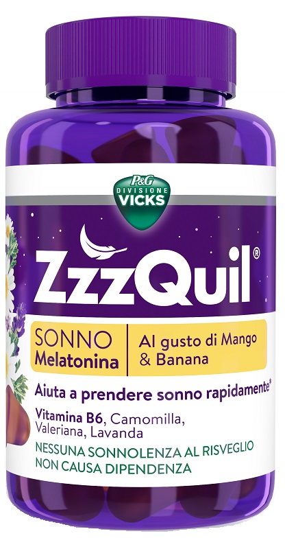 ZZZQUIL SONNO MANGO BANANA 60 PASTIGLIE